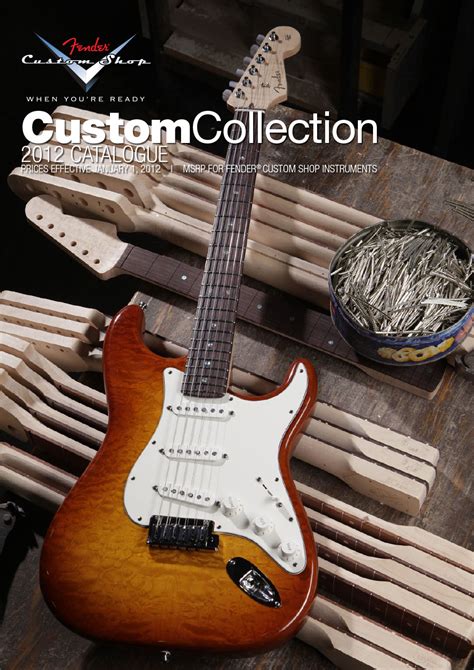 fender custom shop pricing.